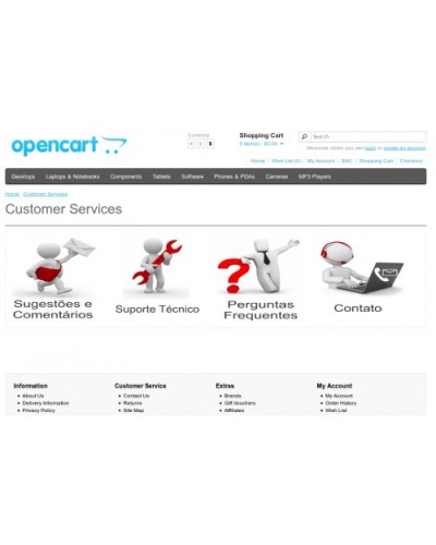 Customer Service Page